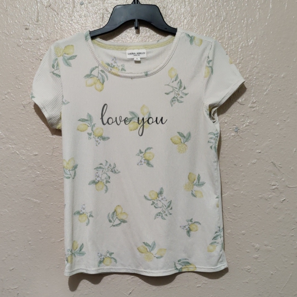 Laura Ashley Pajama Top - M
